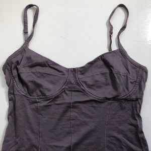 Wilfred Corset Detail Tank Mute Purple